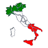 география италии карта