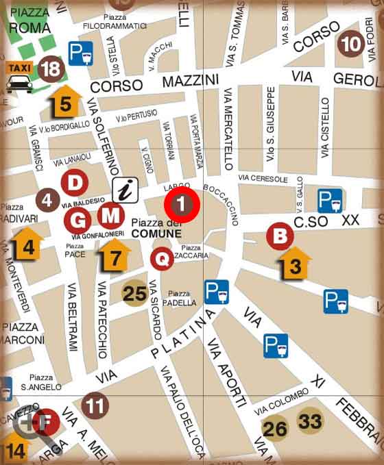 map Duomo di Cremona